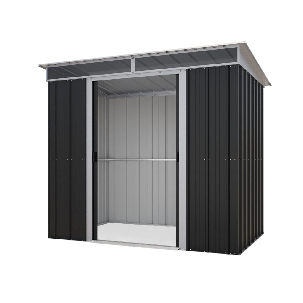 Abri de jardin en métal pour stockage extérieur - aluminium - 120 x 100 x 150