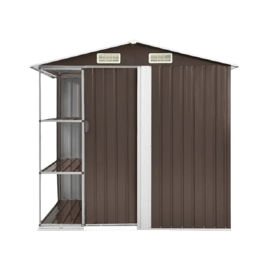 Abri de jardin en métal pour rangement extérieur - 120 x 80 x 180