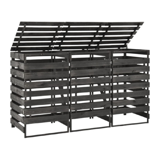 Banc de rangement en bois pour l'extérieur - 120 x 70 x 95