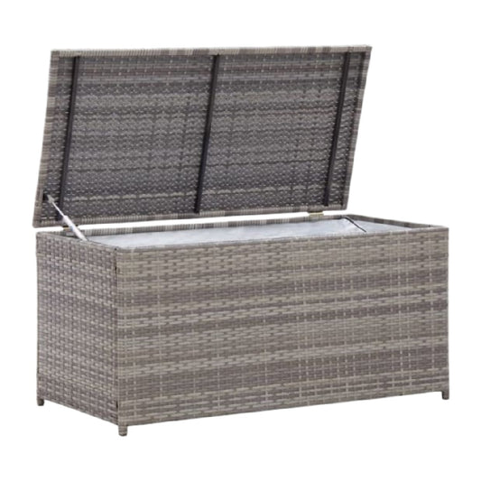Coffre de rangement en résine tressée pour extérieur - 120 x 60 x 60
